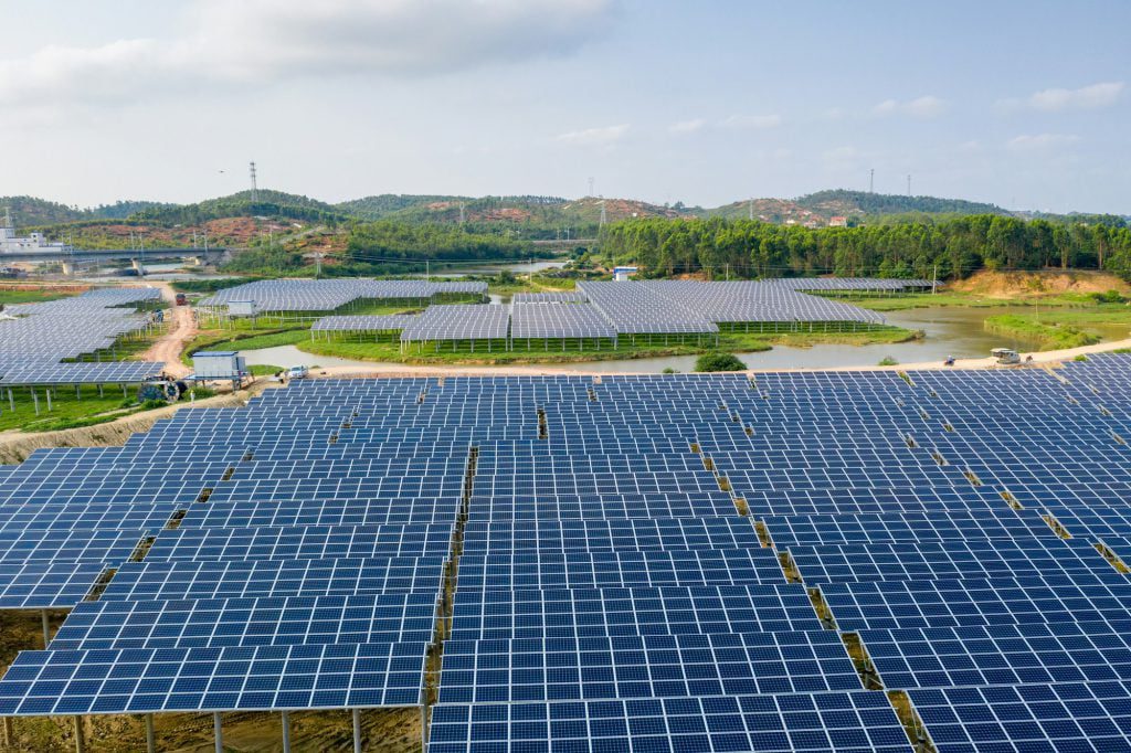 The solar panels